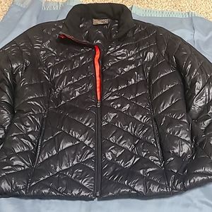 Ladies Black quilted jacket.